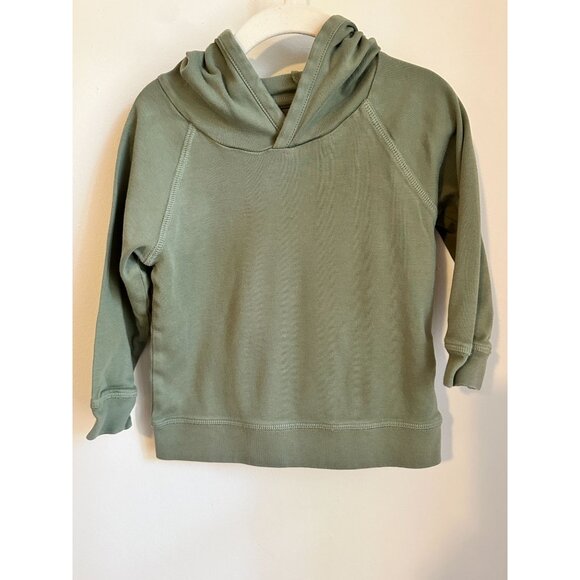 Colored Organics unisex 4T thyme organic cotton Madison pullover with long sleev - Picture 1 of 8